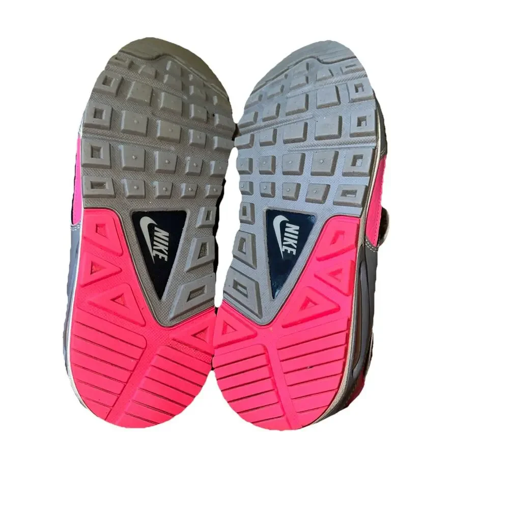 Nike Athletics West Womens 8 (343904-003) Pink Air Black Grey 2011 Sneaker Shoe